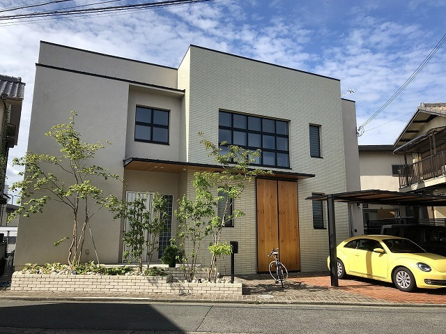 篠原町の家 正面外観写真