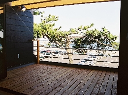 津　阿漕浦の家　3階バルコニーからの眺望